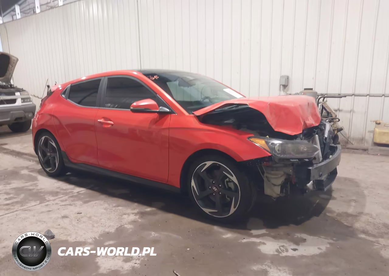 2019 Hyundai Veloster Turbo VIN:KMHTH6AB5KU002276 - 1