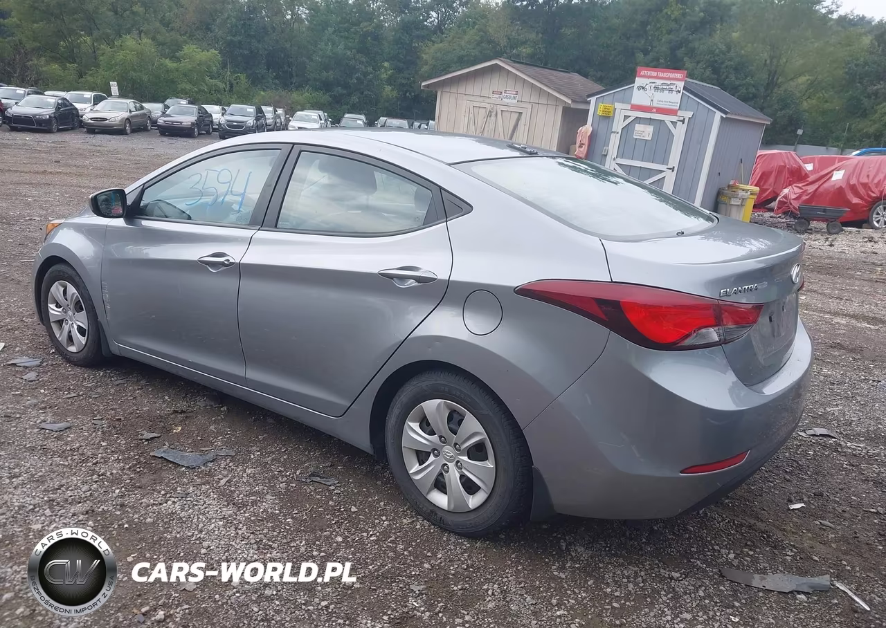 2016 Hyundai Elantra Se VIN:5NPDH4AE4GH786295 - 3