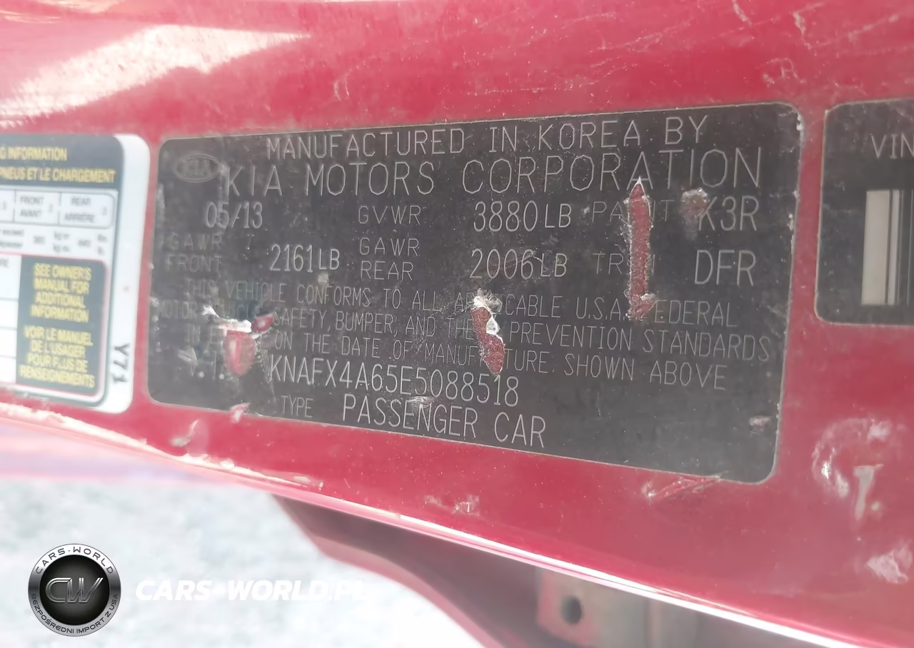 2014 Kia Forte Lx VIN:KNAFX4A65E5088518 - 9