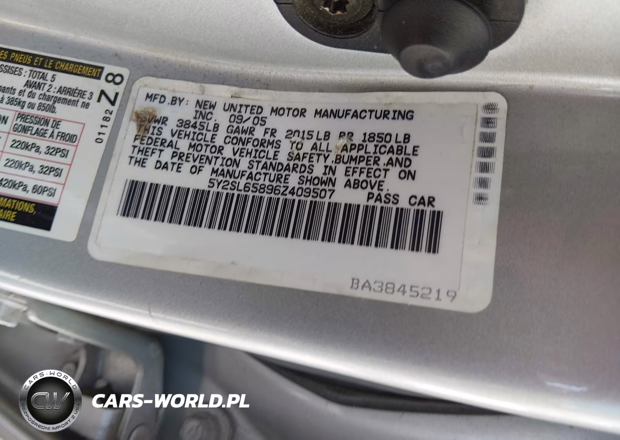 2006 Pontiac Vibe VIN:5Y2SL65896Z409507 - 9