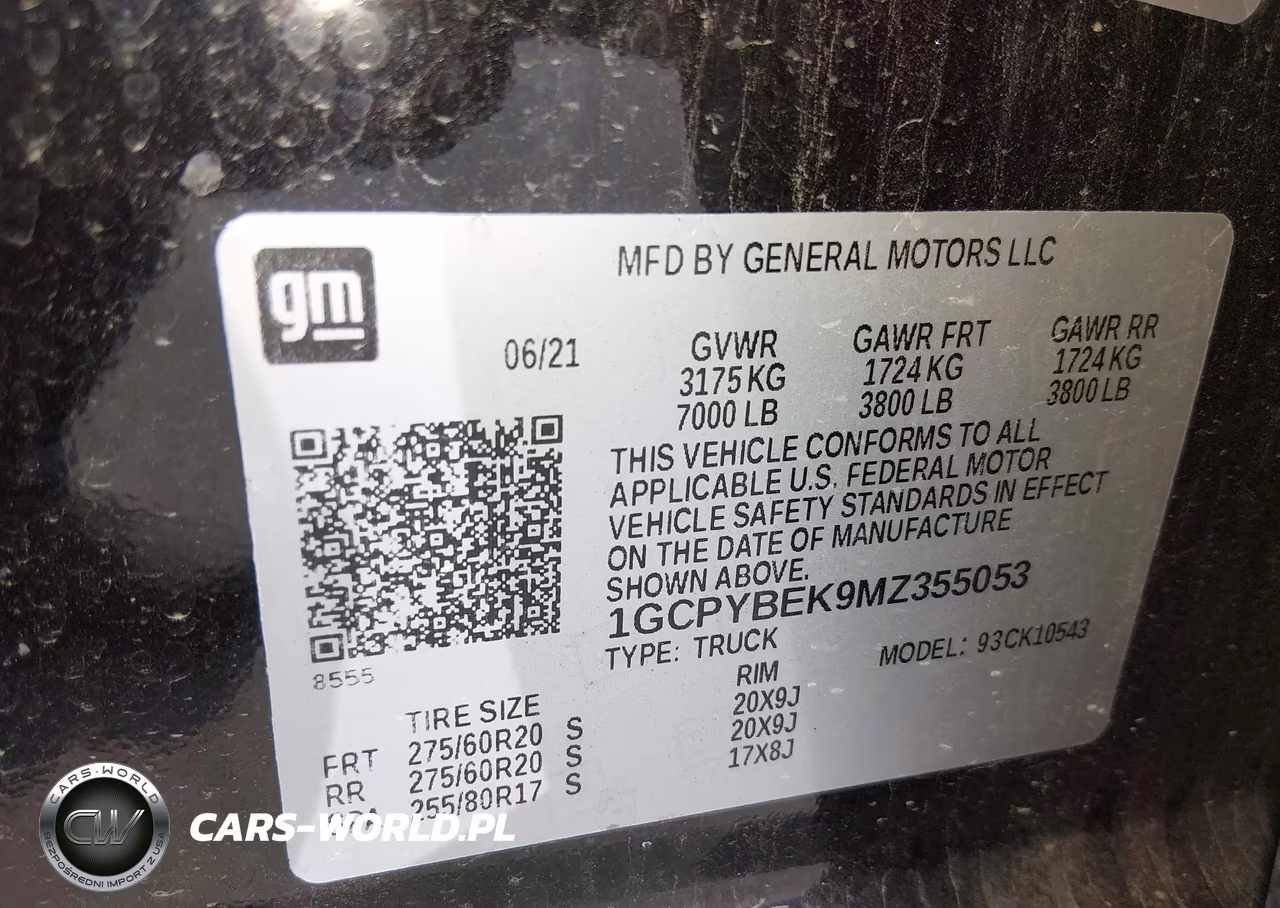 2021 Chevrolet Silverado 1500 4Wd Short Bed Custom VIN:1GCPYBEK9MZ355053 - 9
