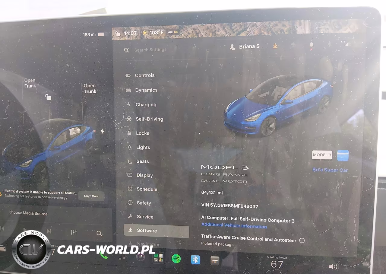2021 Tesla Model 3 Long Range Dual Motor All-Wheel Drive VIN:5YJ3E1EB8MF948037 - 7