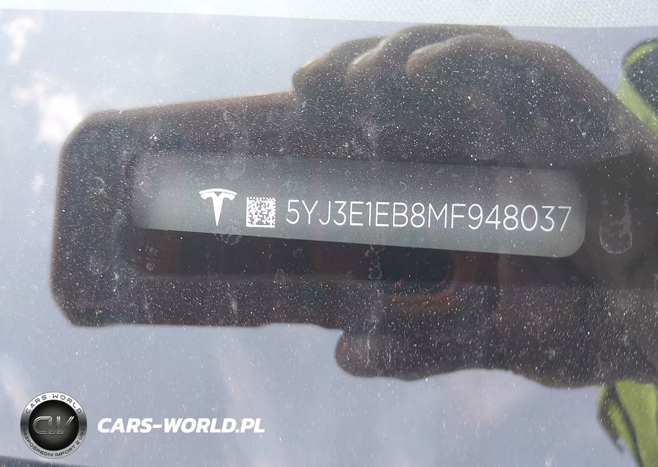 2021 Tesla Model 3 Long Range Dual Motor All-Wheel Drive VIN:5YJ3E1EB8MF948037 - 9