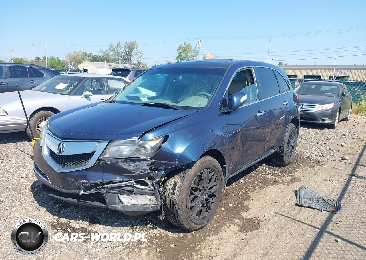 2012 Acura Mdx VIN:2HNYD2H21CH501305 - 2
