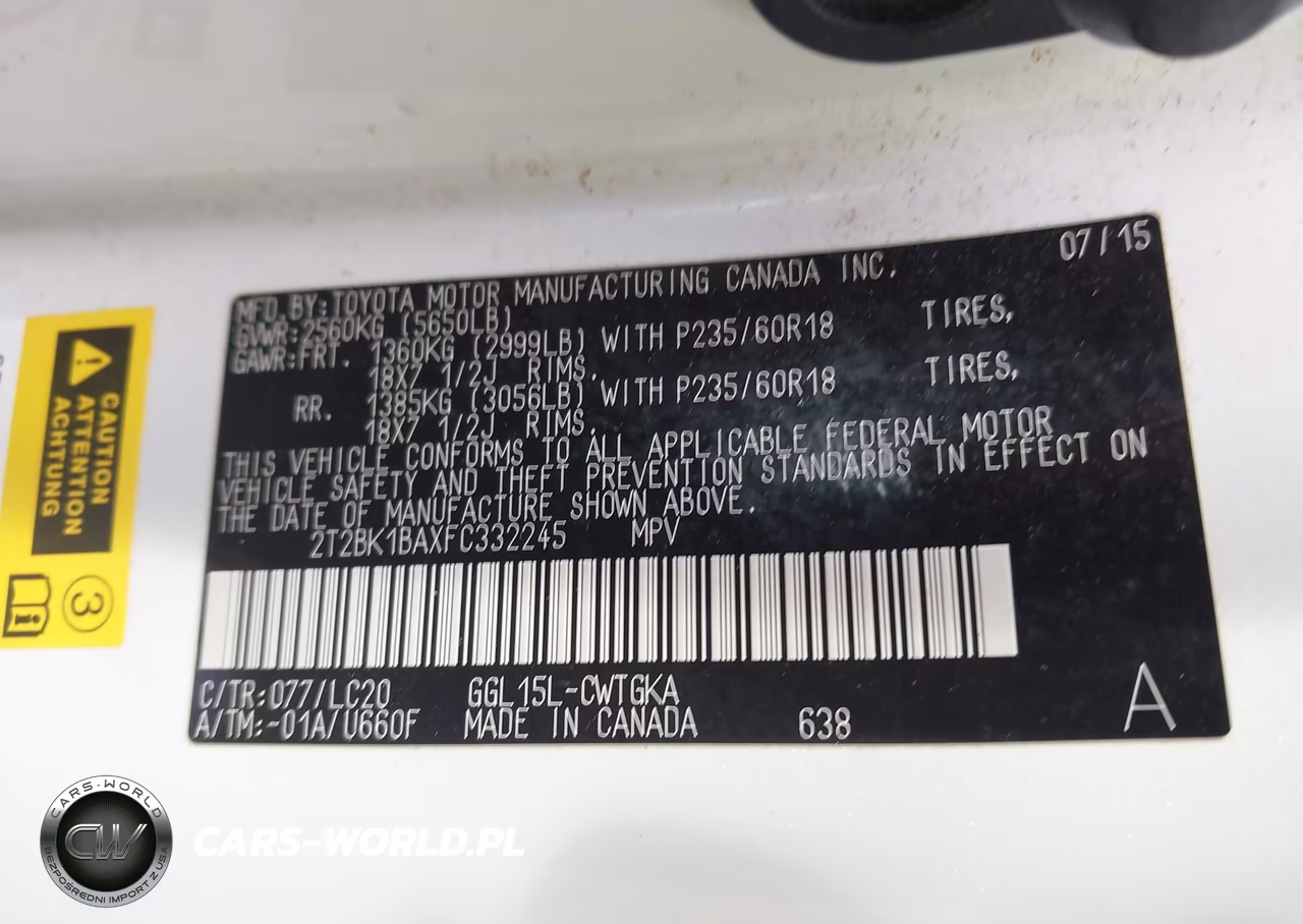 2015 Lexus Rx 350 VIN:2T2BK1BAXFC332245 - 9