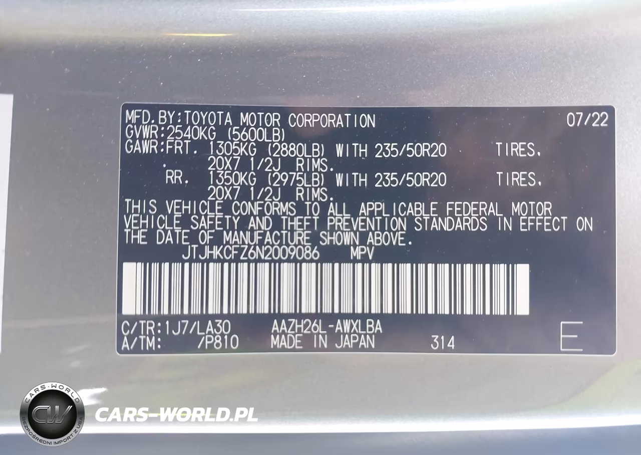 2022 Lexus Nx 450H+ Luxury VIN:JTJHKCFZ6N2009086 - 9