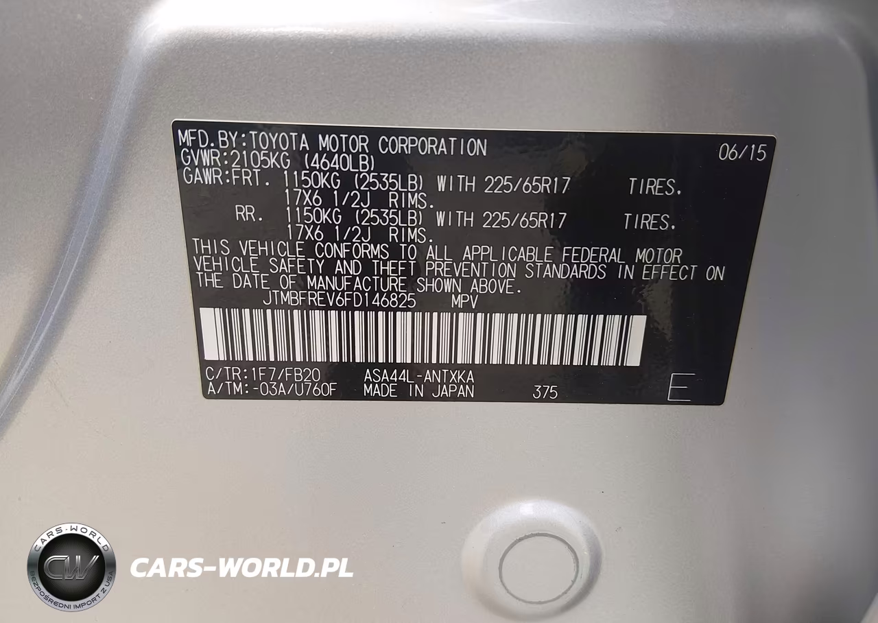 2015 Toyota Rav4 Le VIN:JTMBFREV6FD146825 - 9