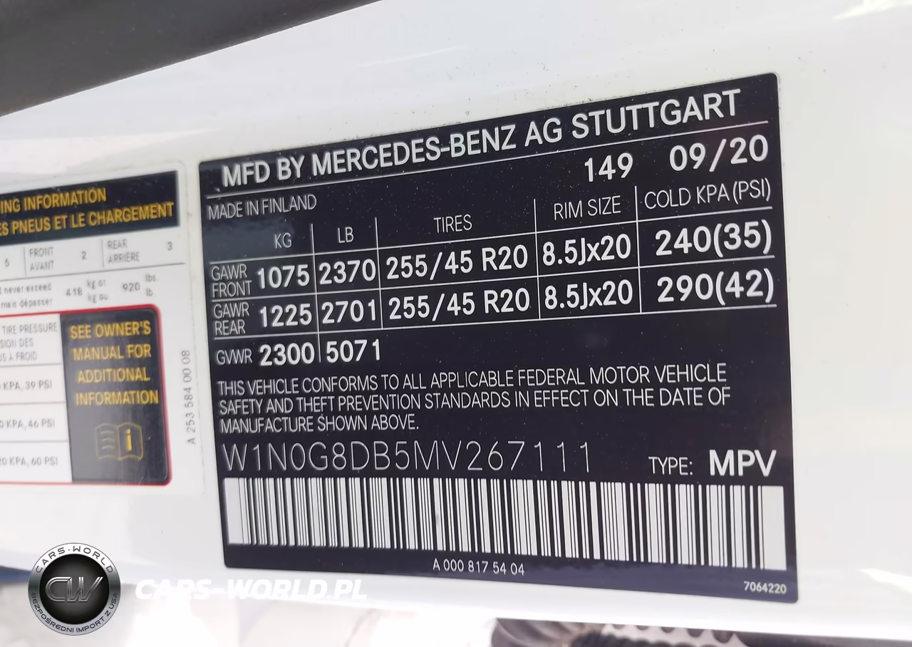 2021 Mercedes-Benz Glc 300 Suv VIN:W1N0G8DB5MV267111 - 9