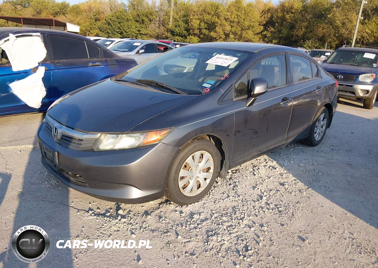 2012 Honda Civic Lx VIN:2HGFB2F54CH314674 - 2