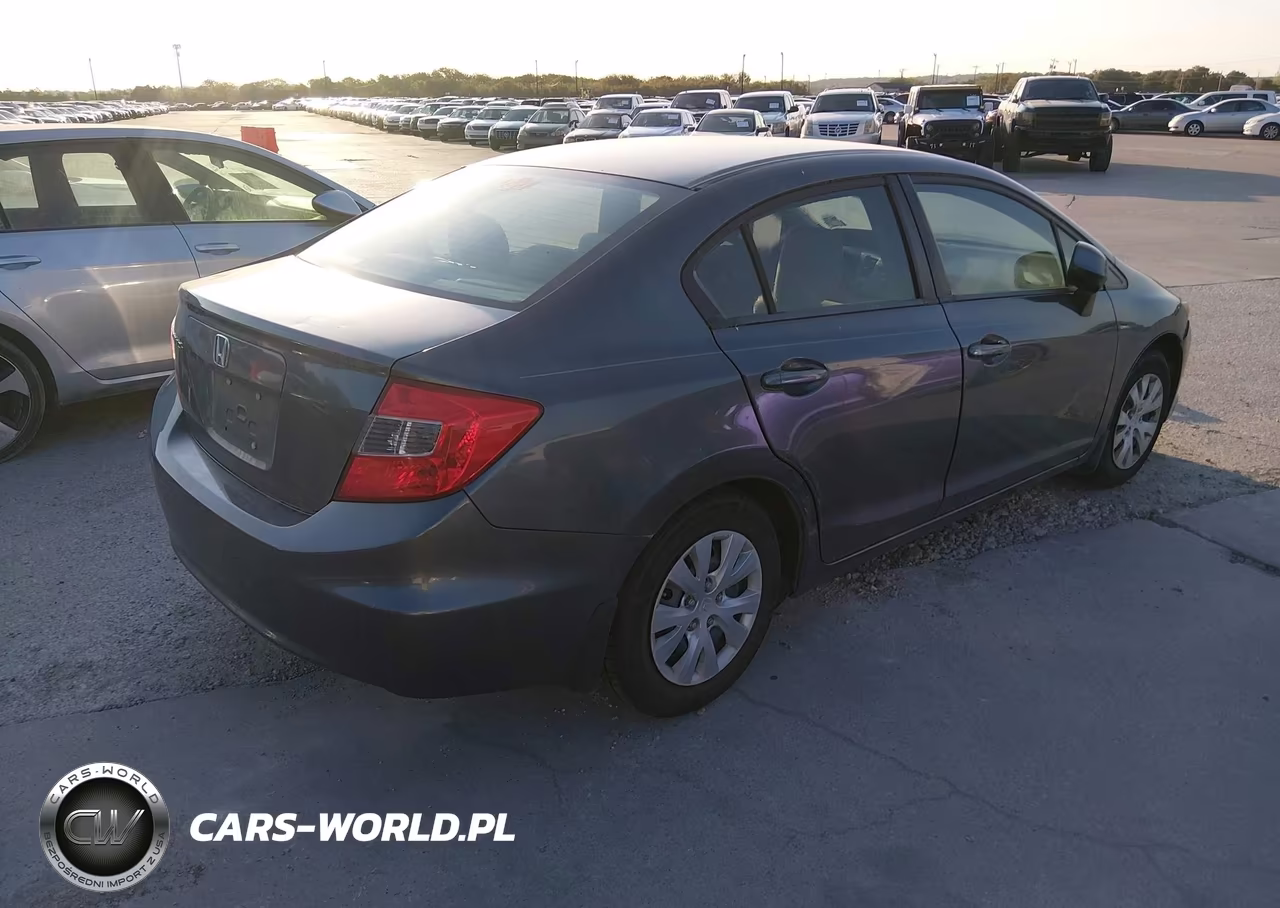 2012 Honda Civic Lx VIN:2HGFB2F54CH314674 - 4