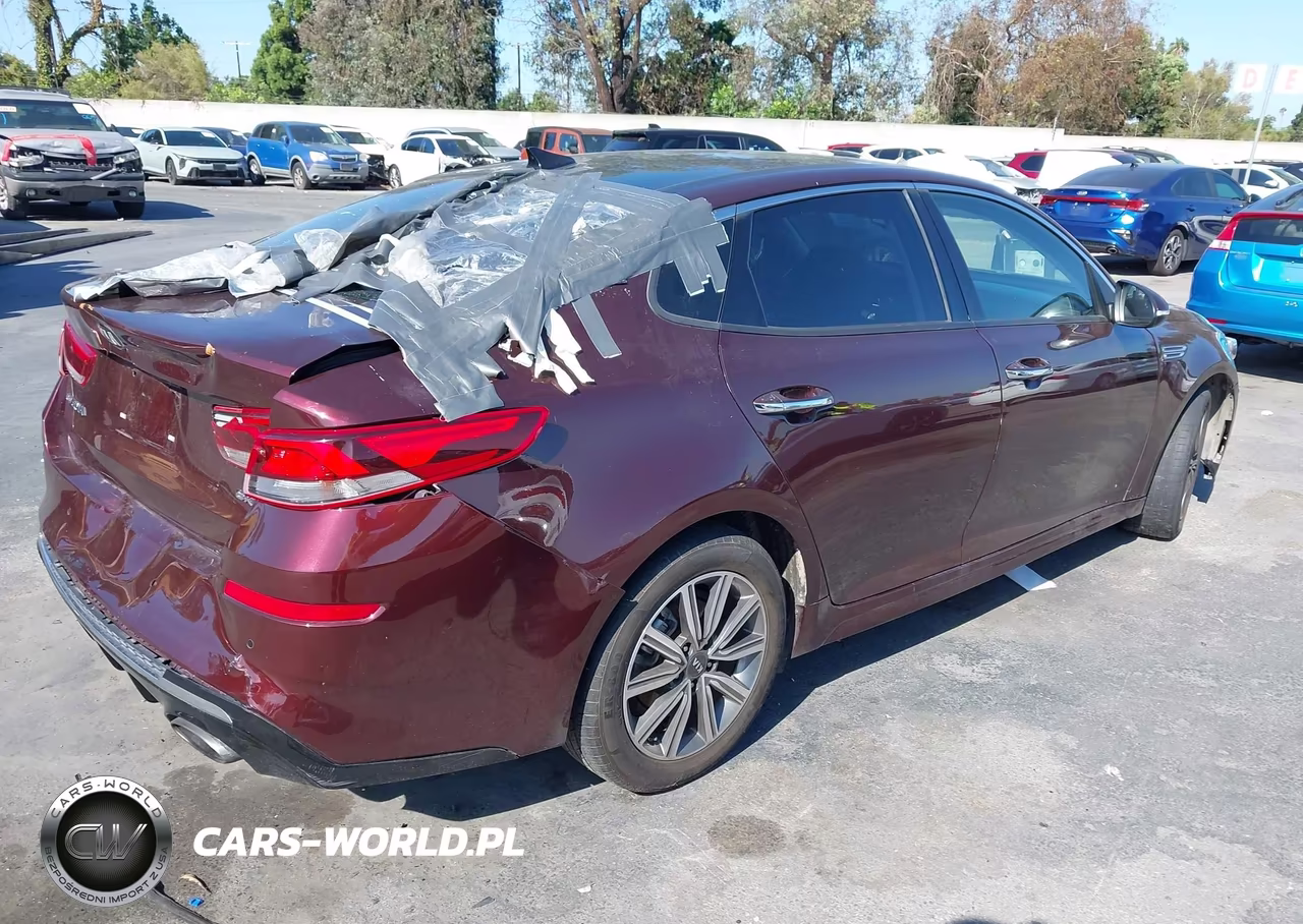 2019 Kia Optima Ex VIN:5XXGU4L15KG333004 - 4