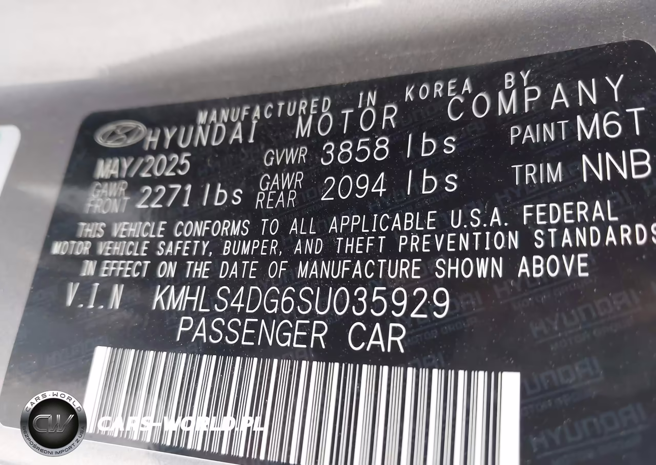 2025 Hyundai Elantra Sel Convenience VIN:KMHLS4DG6SU035929 - 9