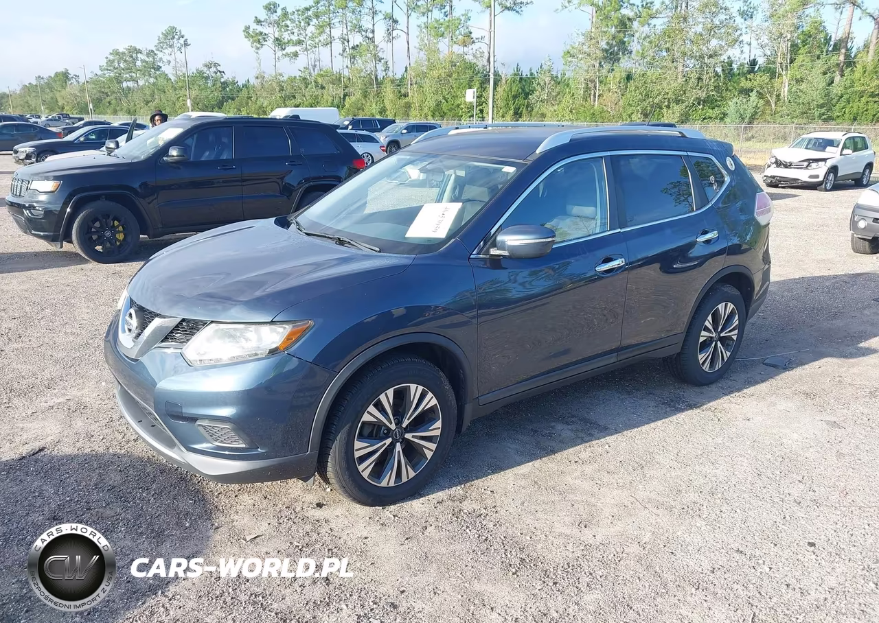 2015 Nissan Rogue Sv VIN:KNMAT2MV9FP562024 - 2