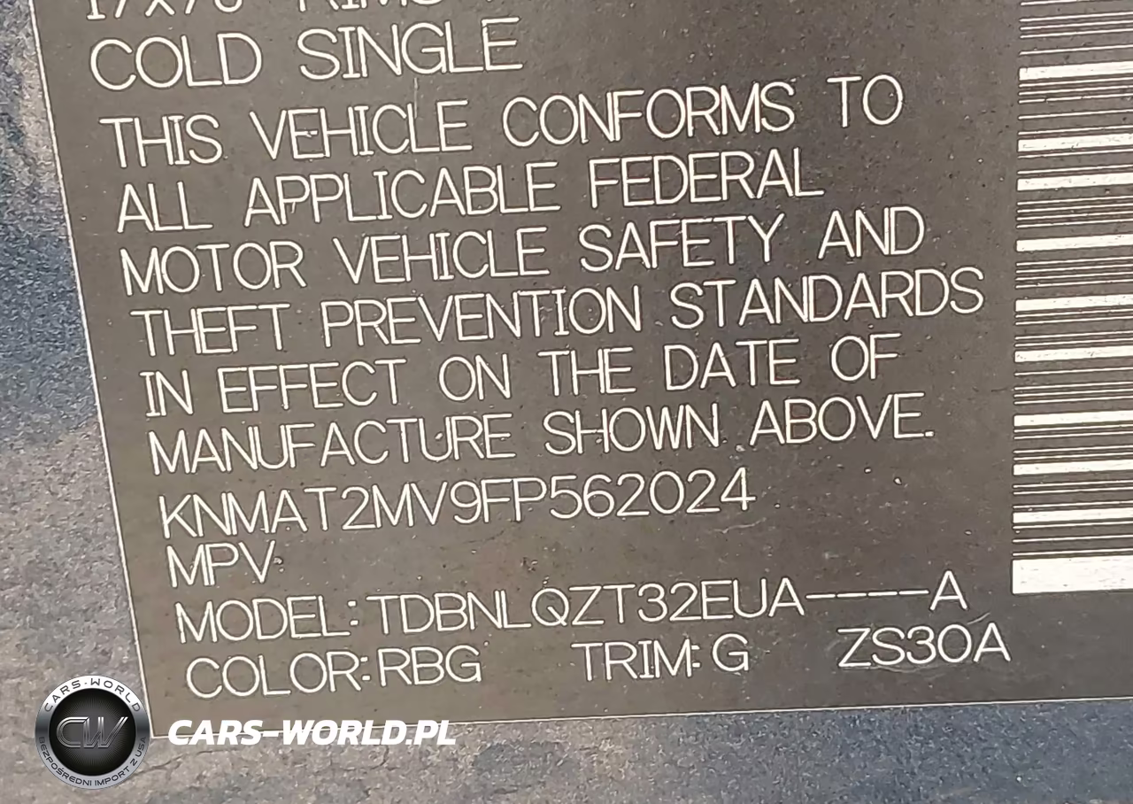2015 Nissan Rogue Sv VIN:KNMAT2MV9FP562024 - 9
