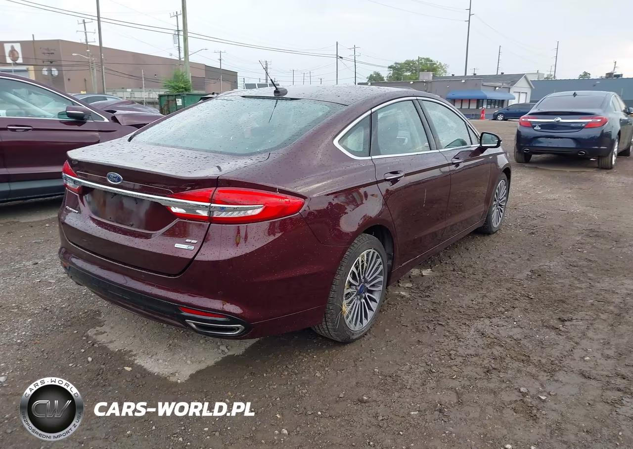 2017 Ford Fusion Se VIN:3FA6P0T94HR177281 - 4