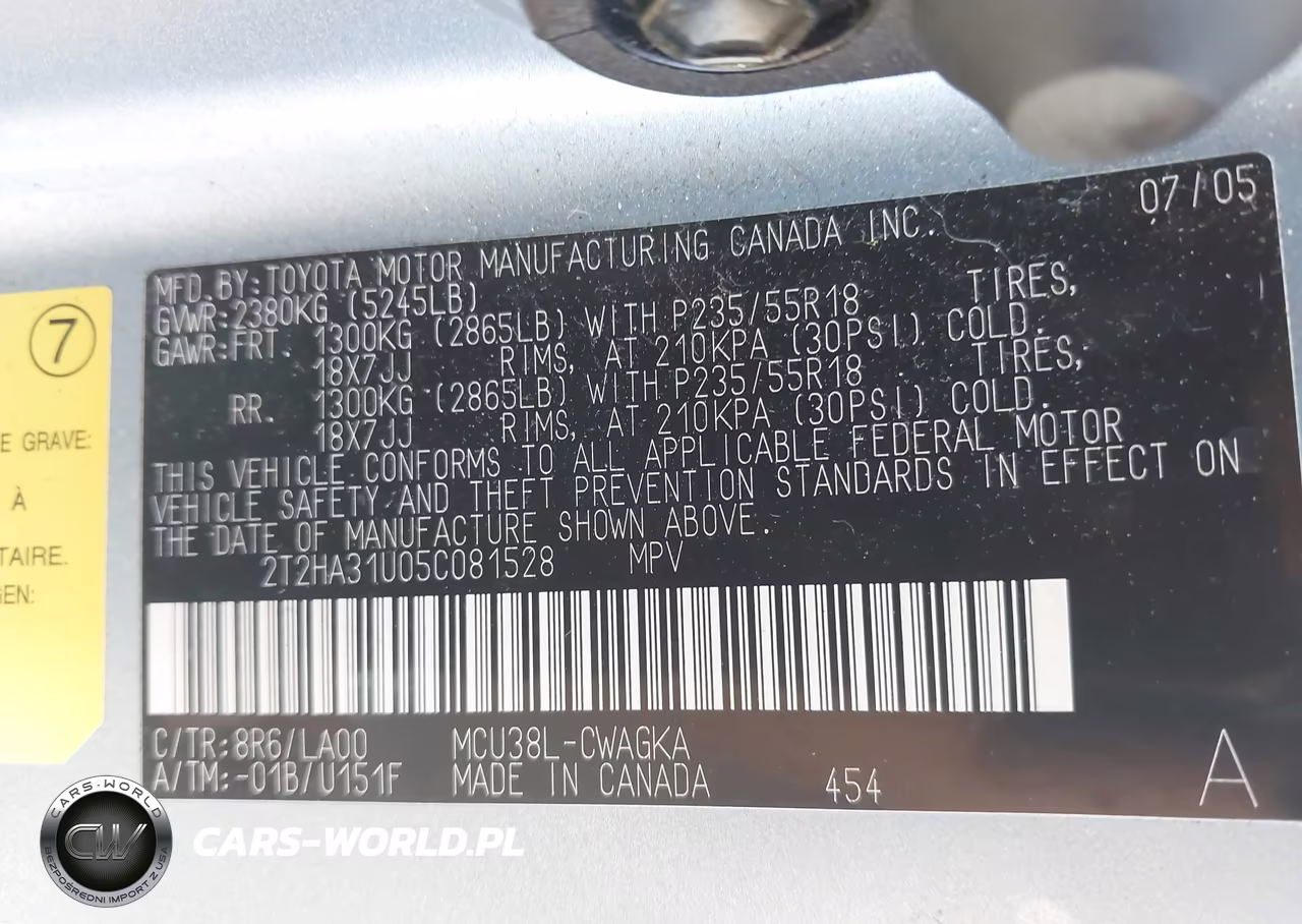 2005 Lexus Rx 330 VIN:2T2HA31U05C081528 - 9
