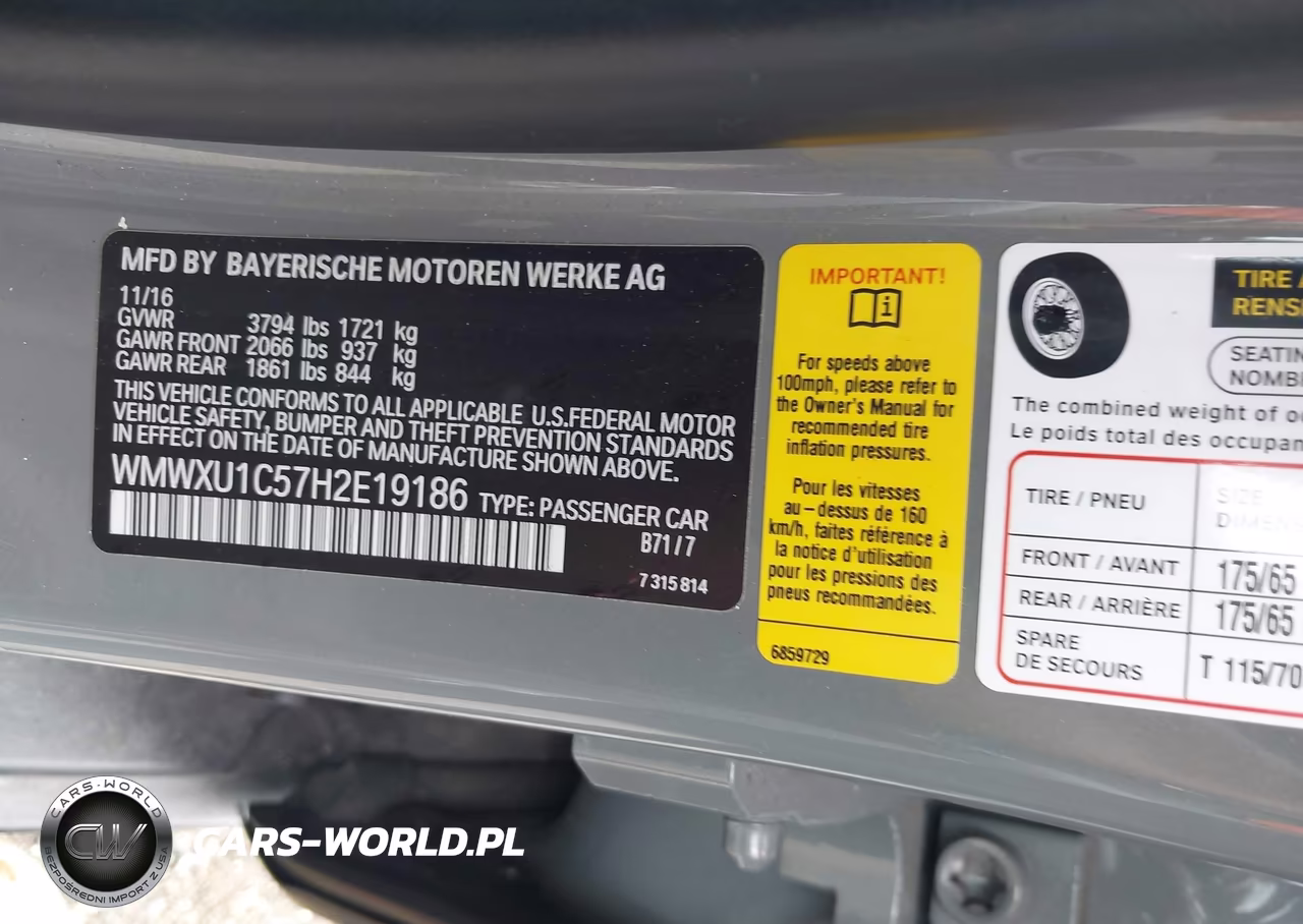 2017 Mini Hardtop Cooper VIN:WMWXU1C57H2E19186 - 9