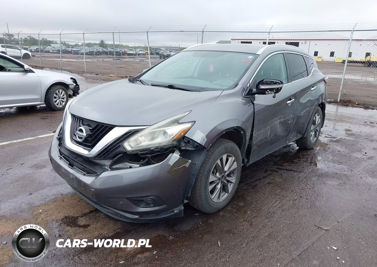 2015 Nissan Murano Sl VIN:5N1AZ2MH7FN249635 - 2