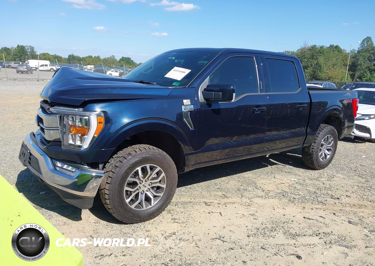 2022 Ford F-150 Lariat VIN:1FTFW1E52NKD74348 - 2