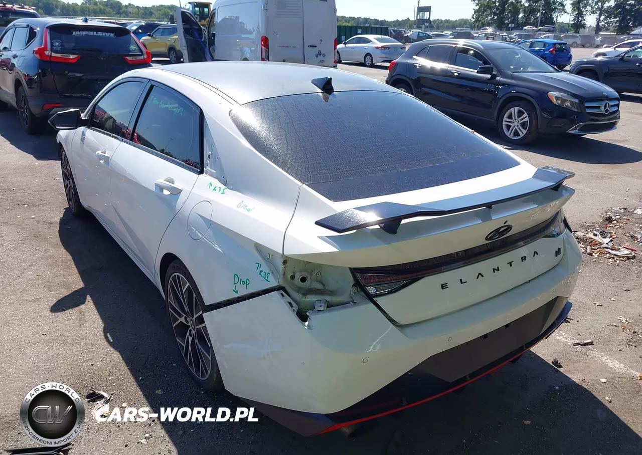 2022 Hyundai Elantra N VIN:KMHLW4AK4NU003451 - 3