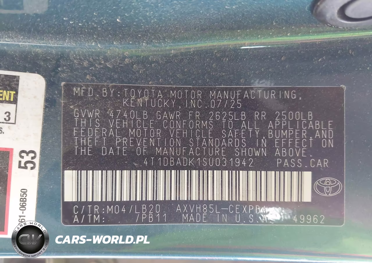 2025 Toyota Camry Xse VIN:4T1DBADK1SU031942 - 9