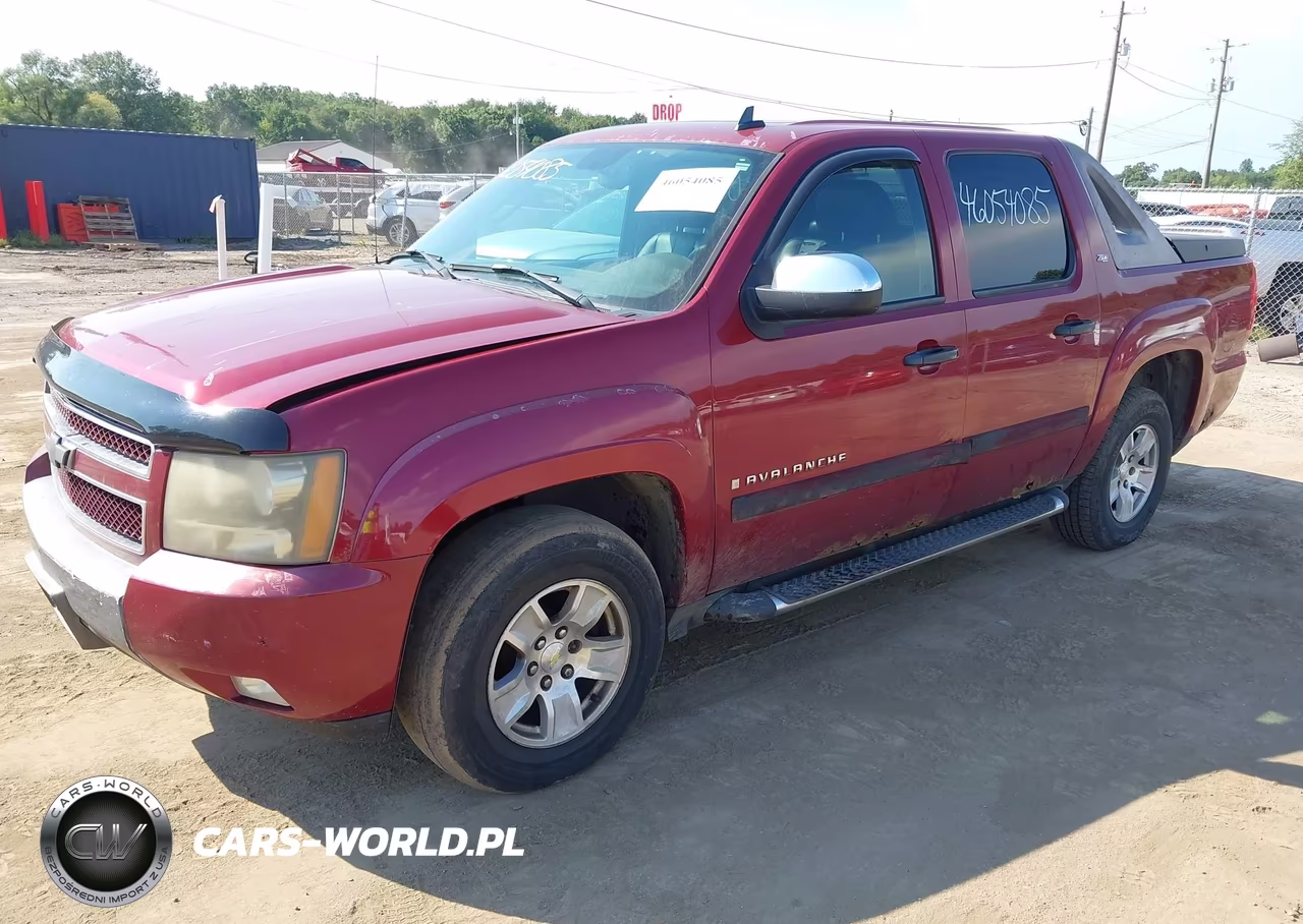 2007 Chevrolet Avalanche 1500 Lt VIN:3GNFK12397G178102 - 2