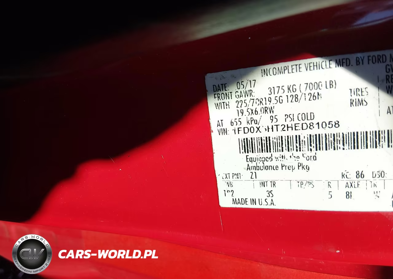 2017 Ford F550 Super Duty VIN:1FD0X5HT2HED81058 - 8