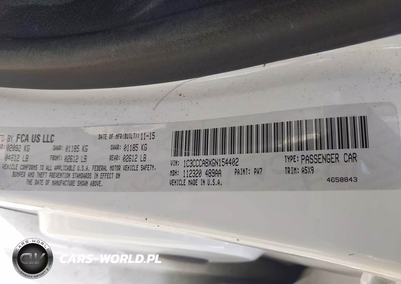 2016 Chrysler 200 Limited VIN:1C3CCCABXGN154402 - 9