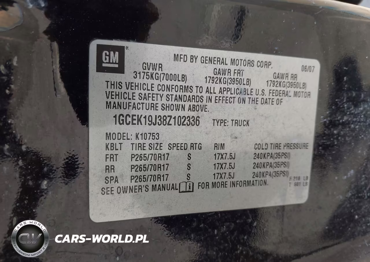 2008 Chevrolet Silverado 1500 Lt1 VIN:1GCEK19J38Z102336 - 9