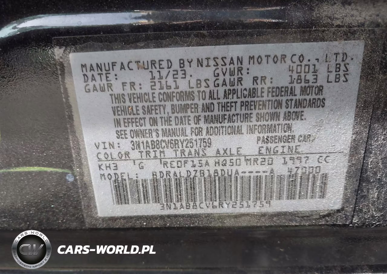 2024 Nissan Sentra Sv Xtronic Cvt VIN:3N1AB8CV6RY251759 - 9