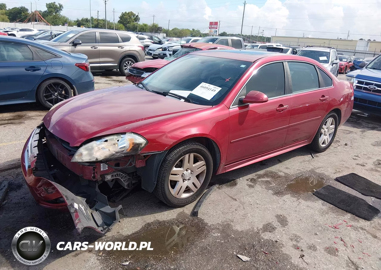 2013 Chevrolet Impala Lt VIN:2G1WG5E33D1256867 - 2