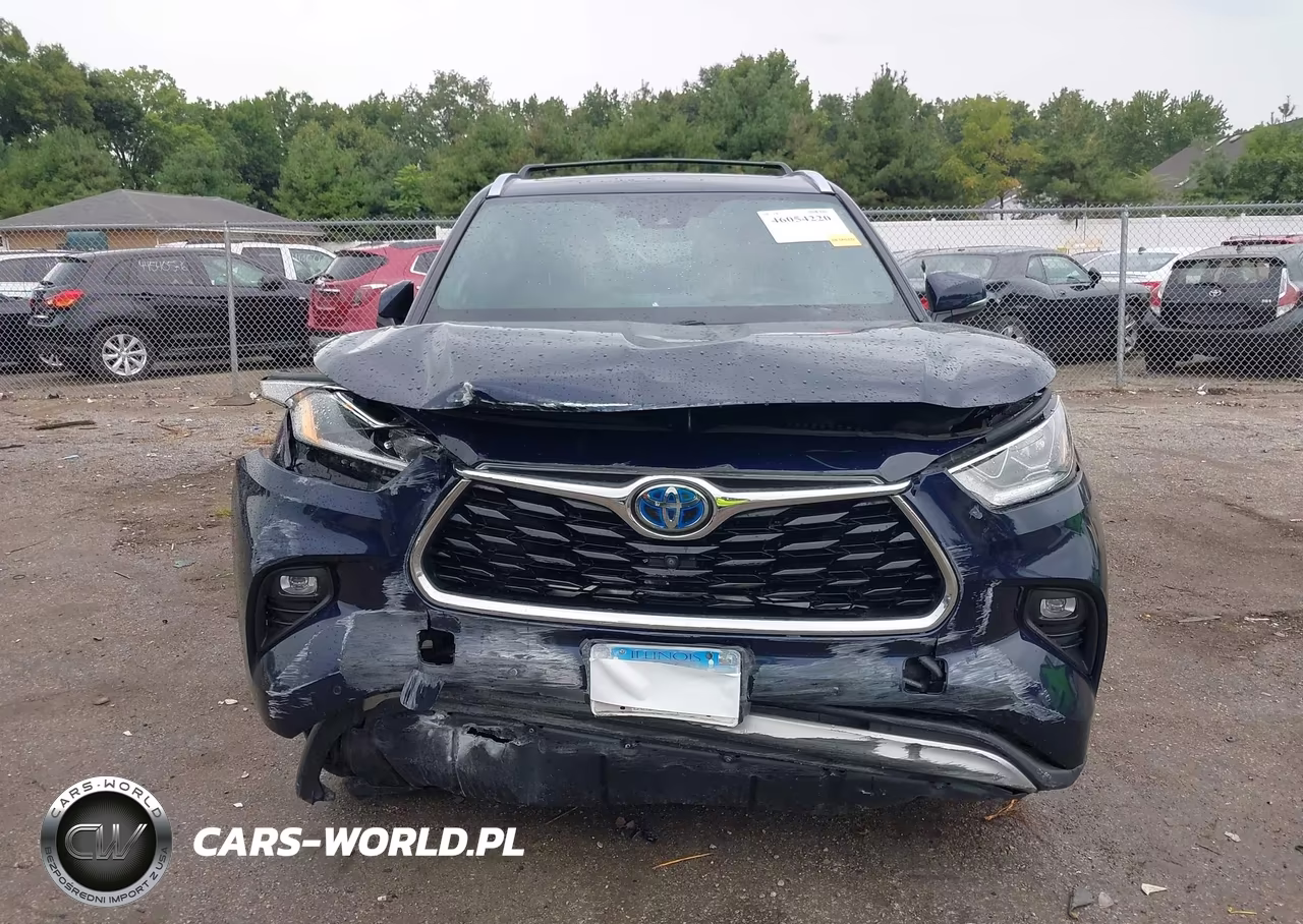 2021 Toyota Highlander Hybrid Platinum VIN:5TDEBRCH8MS020425 - 12