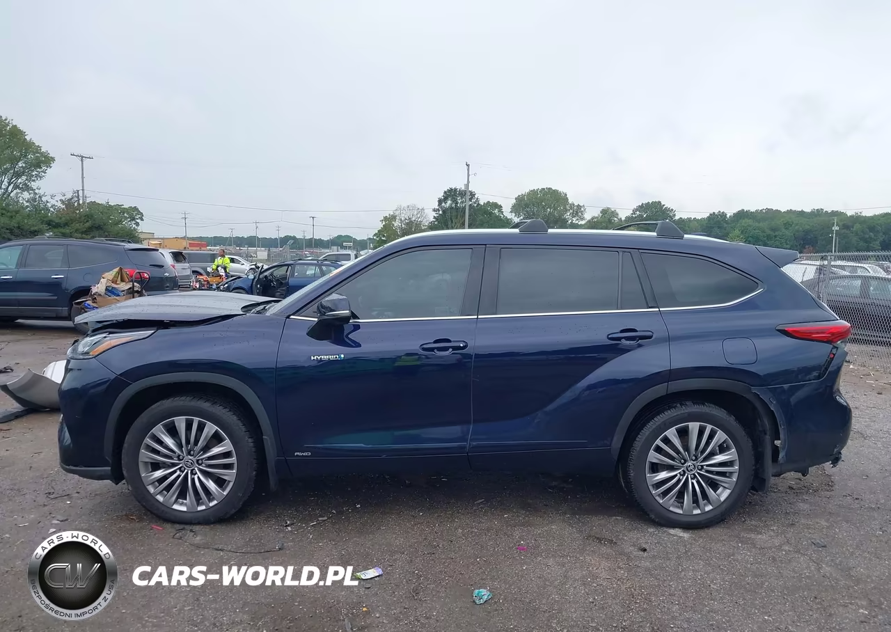 2021 Toyota Highlander Hybrid Platinum VIN:5TDEBRCH8MS020425 - 14