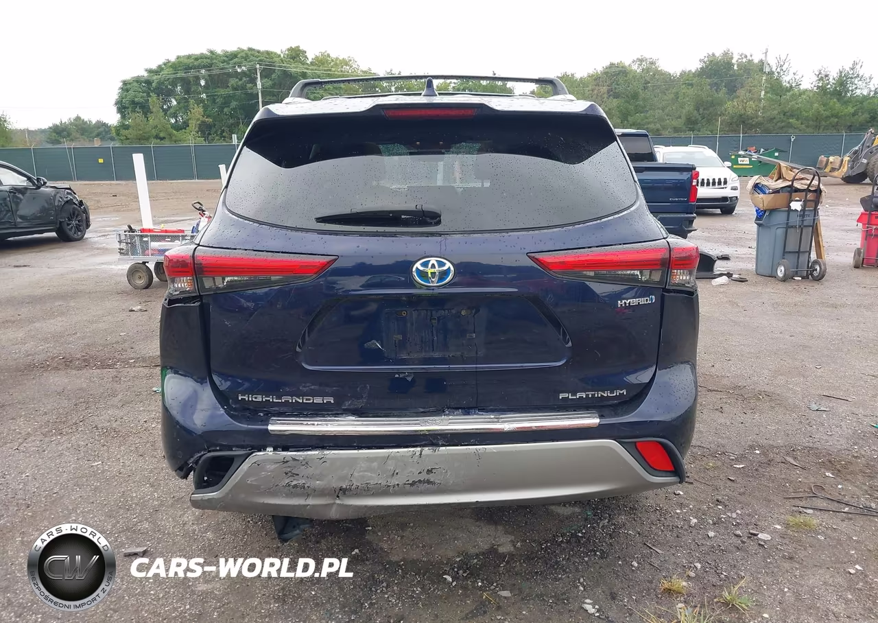 2021 Toyota Highlander Hybrid Platinum VIN:5TDEBRCH8MS020425 - 16