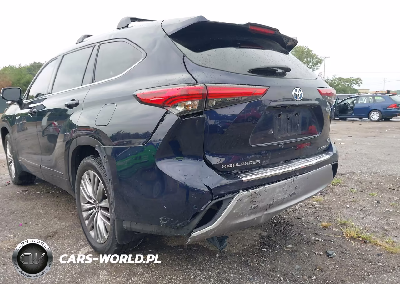2021 Toyota Highlander Hybrid Platinum VIN:5TDEBRCH8MS020425 - 17