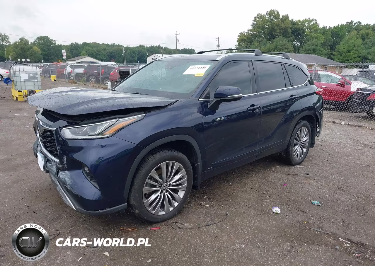 2021 Toyota Highlander Hybrid Platinum VIN:5TDEBRCH8MS020425 - 2