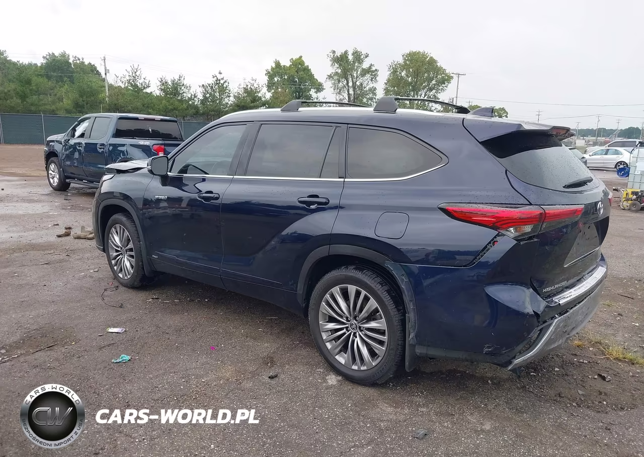 2021 Toyota Highlander Hybrid Platinum VIN:5TDEBRCH8MS020425 - 3