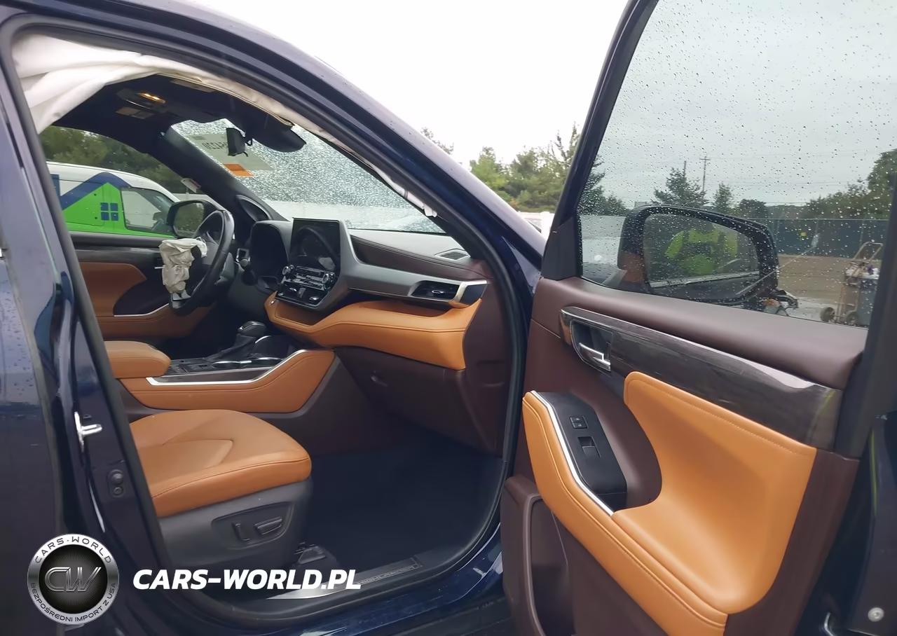 2021 Toyota Highlander Hybrid Platinum VIN:5TDEBRCH8MS020425 - 5