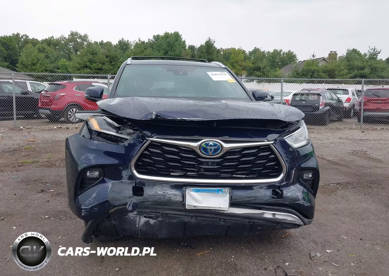 2021 Toyota Highlander Hybrid Platinum VIN:5TDEBRCH8MS020425 - 6