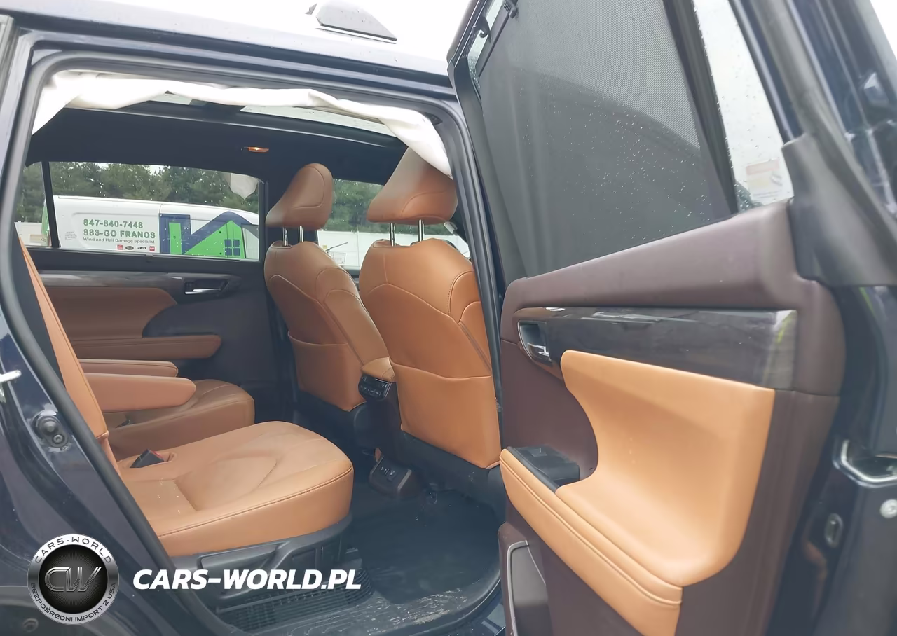 2021 Toyota Highlander Hybrid Platinum VIN:5TDEBRCH8MS020425 - 8