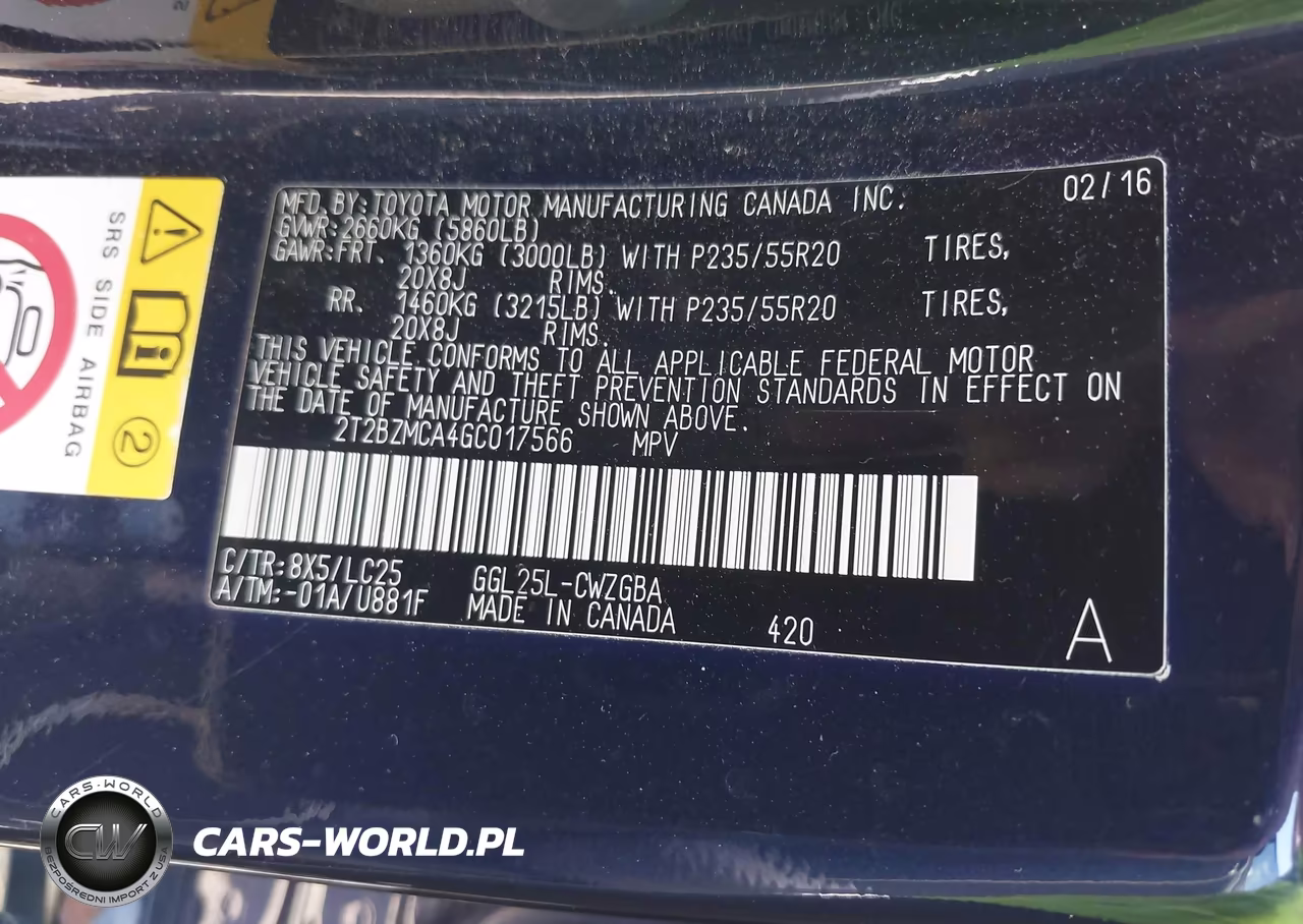 2016 Lexus Rx 350 F Sport VIN:2T2BZMCA4GC017566 - 9