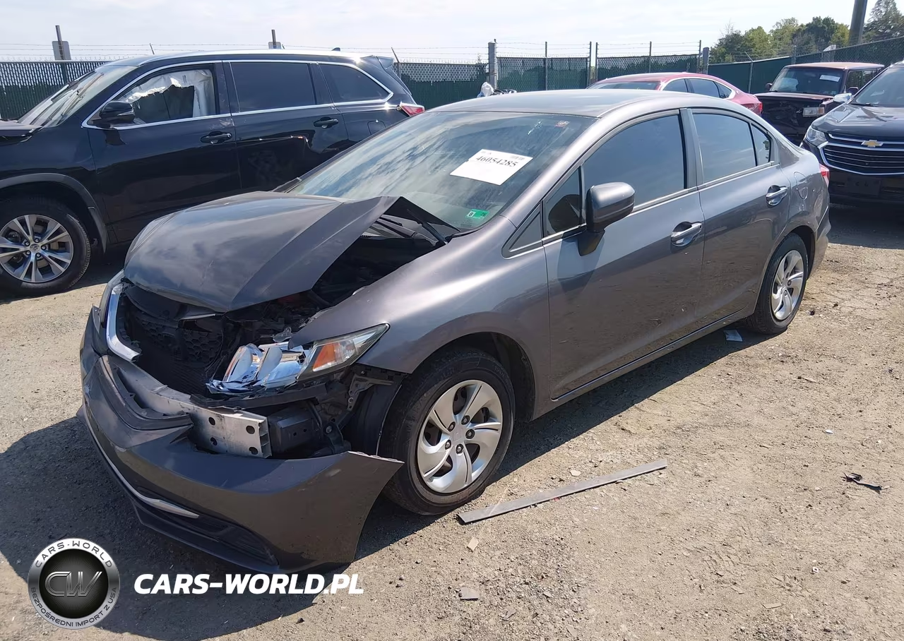 2014 Honda Civic Lx VIN:2HGFB2F5XEH508368 - 2