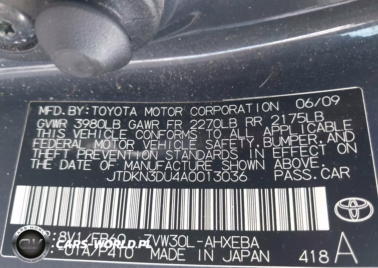 2010 Toyota Prius Ii VIN:JTDKN3DU4A0013036 - 9