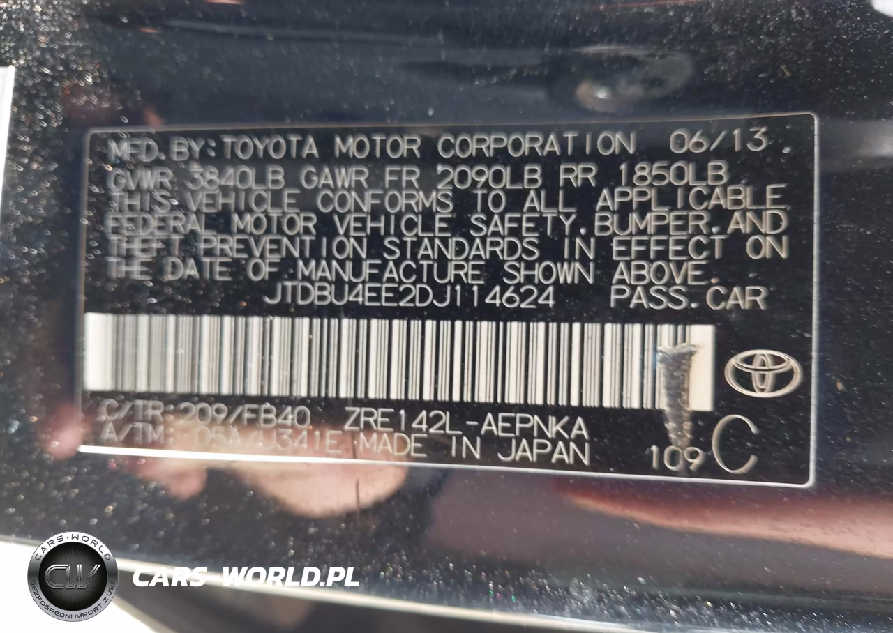 2013 Toyota Corolla Le VIN:JTDBU4EE2DJ114624 - 9
