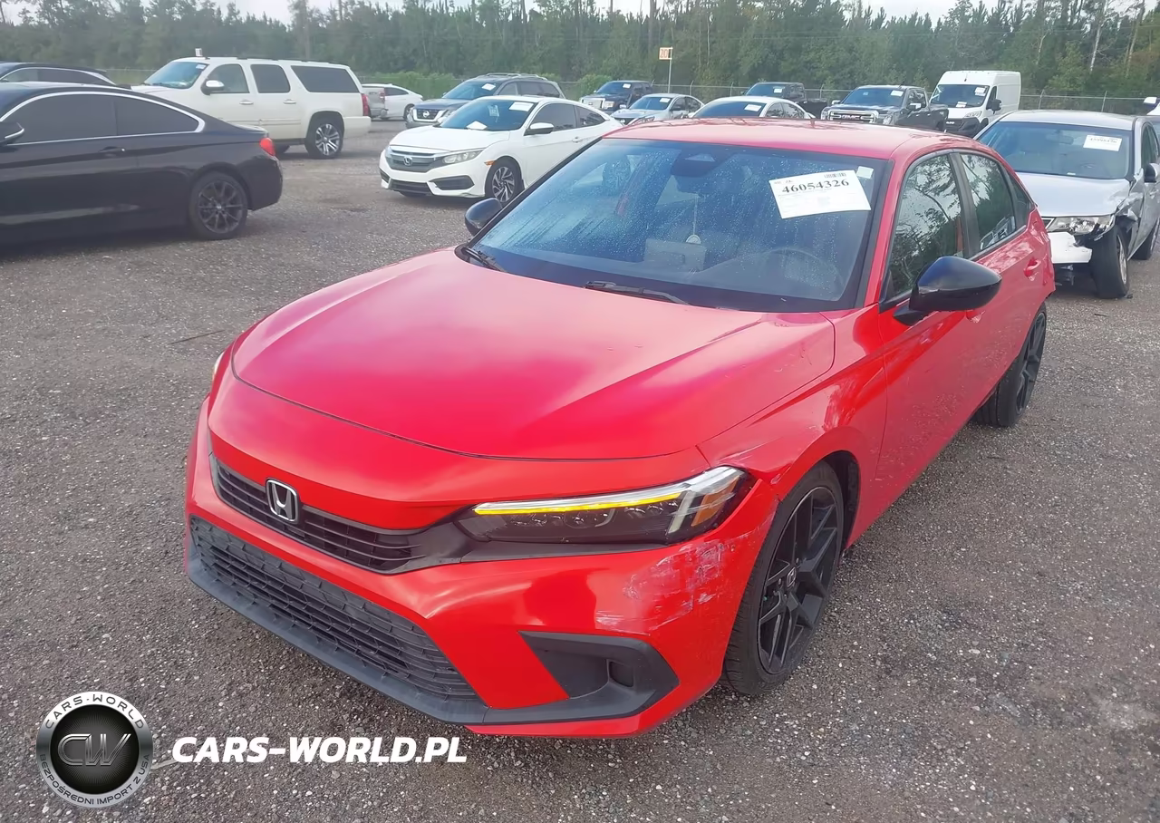 2022 Honda Civic Sport VIN:2HGFE2F51NH537510 - 2