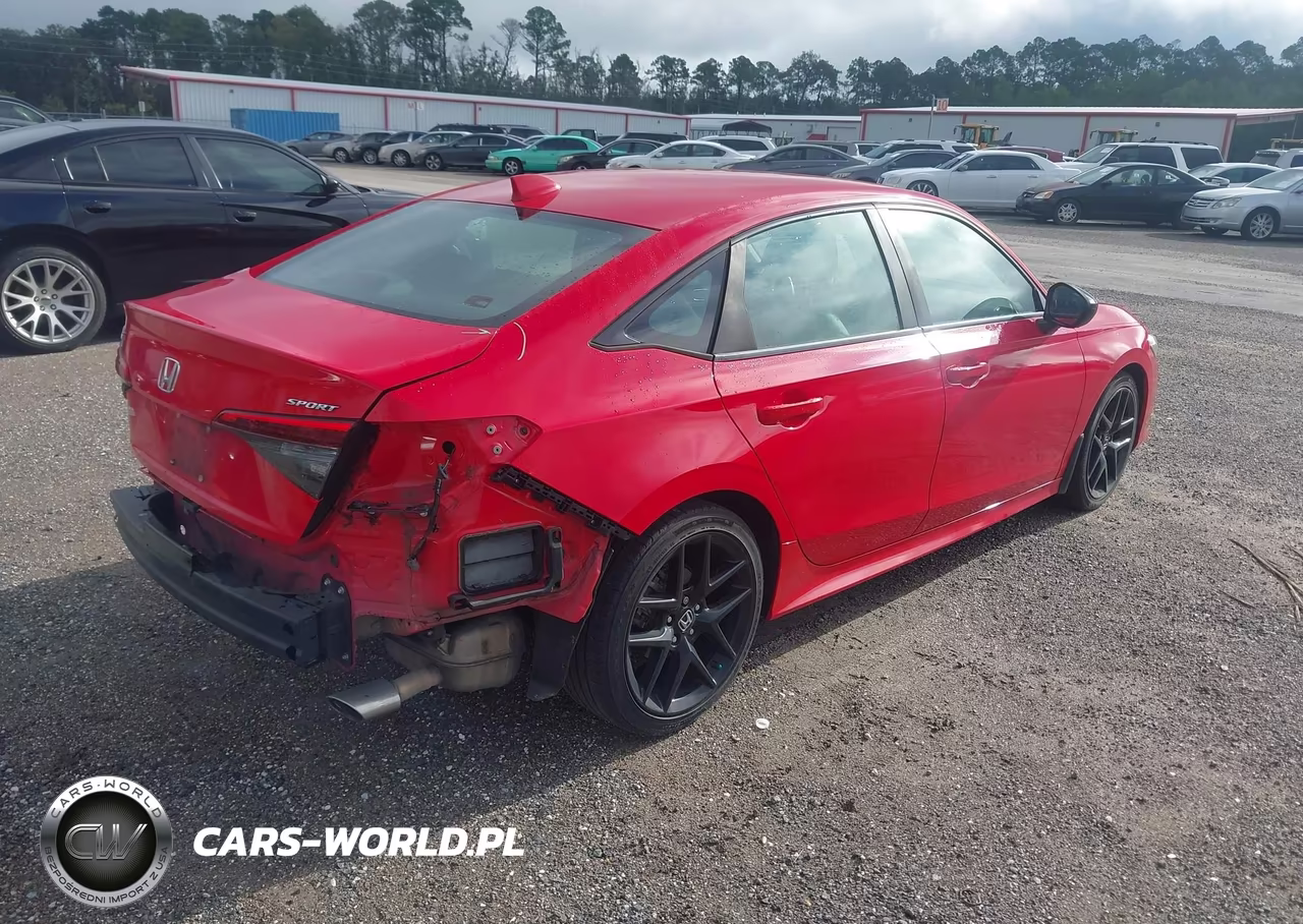 2022 Honda Civic Sport VIN:2HGFE2F51NH537510 - 4