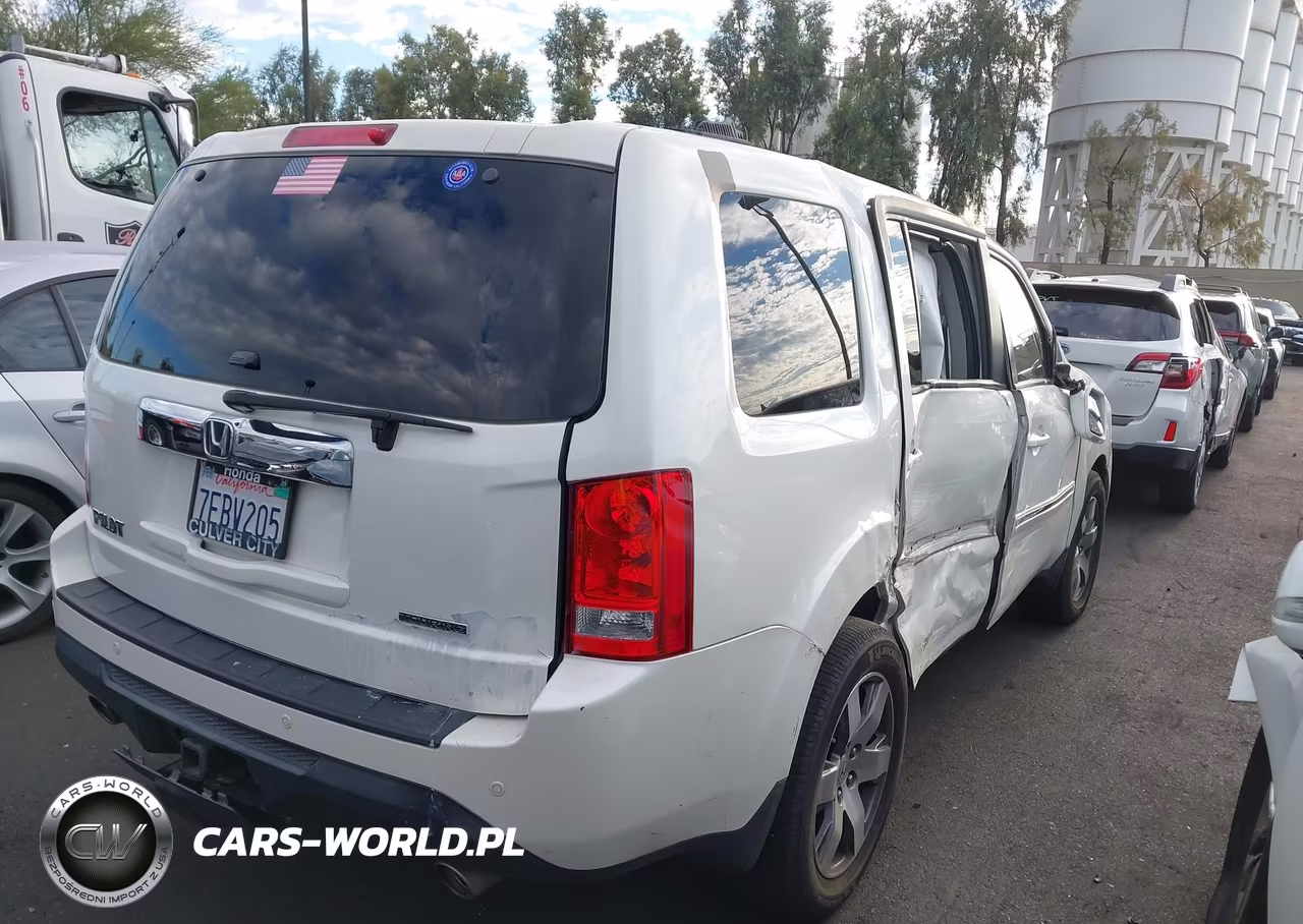 2014 Honda Pilot Touring VIN:5FNYF3H92EB011712 - 4