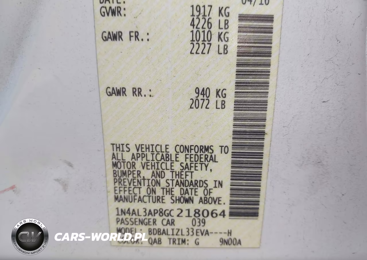 2016 Nissan Altima 2.5 Sv VIN:1N4AL3AP8GC218064 - 9