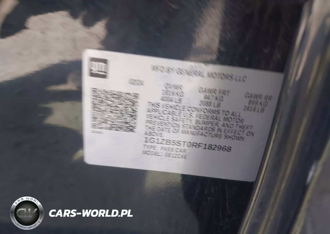2024 Chevrolet Malibu Fwd Ls VIN:1G1ZB5ST0RF182968 - 9
