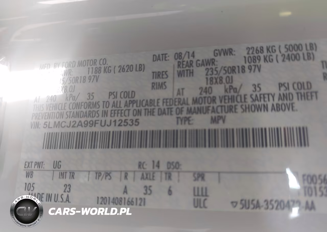 2015 Lincoln Mkc VIN:5LMCJ2A99FUJ12535 - 9